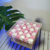 XL Acrylic Square Box - Long Lasting Roses