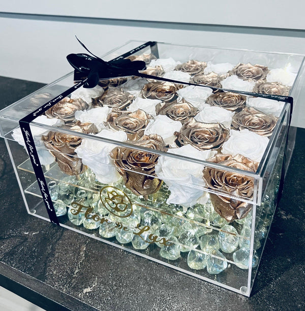 Acrylic Rose Boxes - Preserved