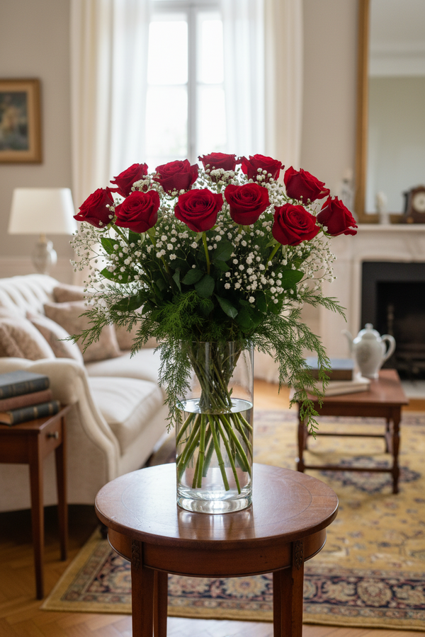 2 Dozen Fresh Cut Roses