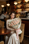 Fresh Roses in a Bouquet