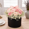 Round box fresh flowers - 16