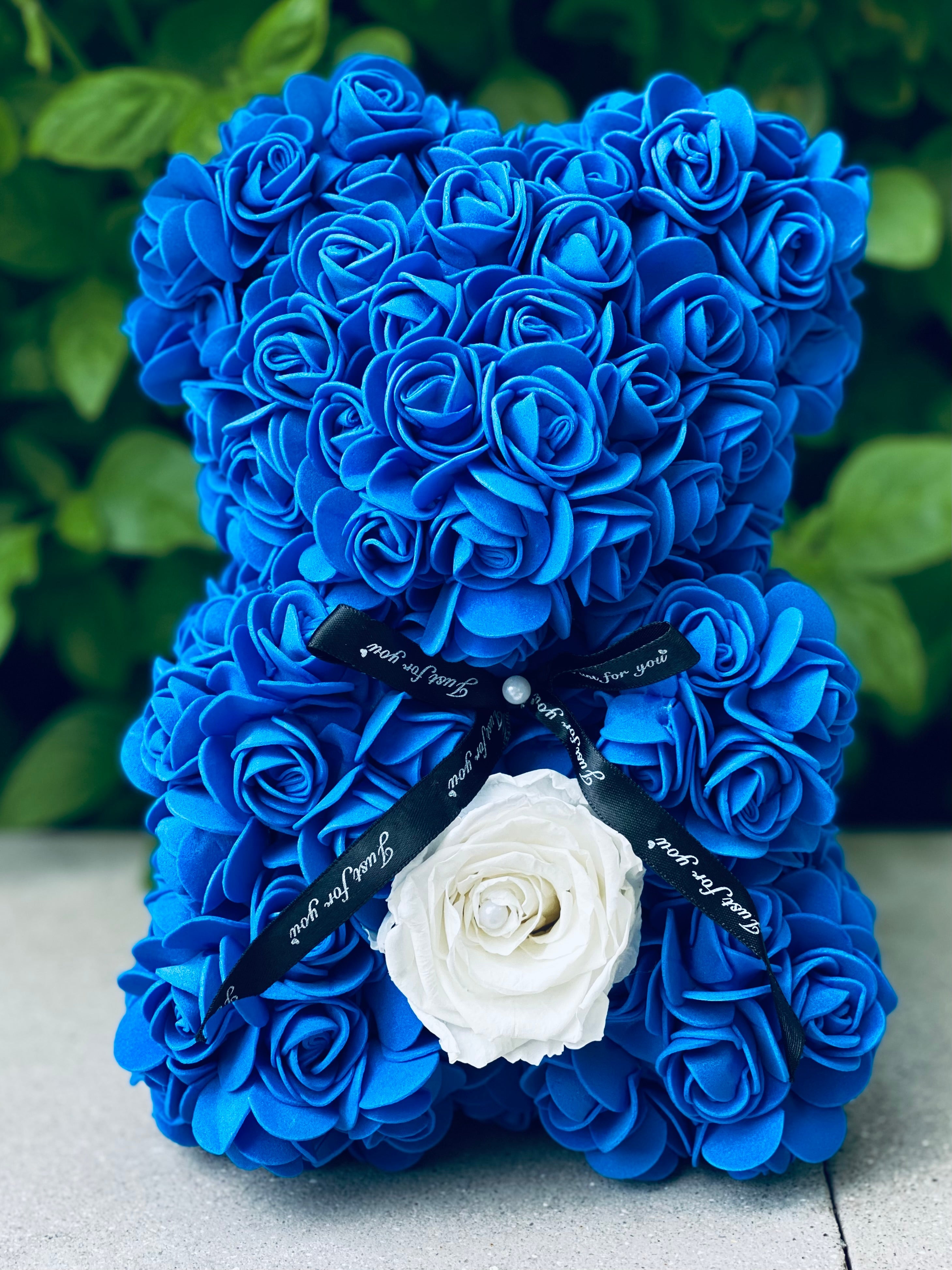Blue Rose Bear - Main Image