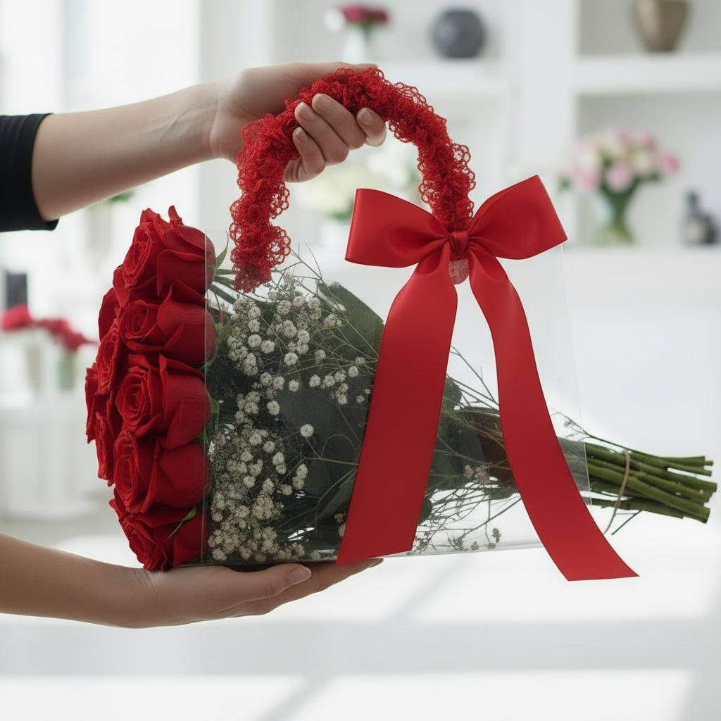 Fresh Flower Bouquet Bag