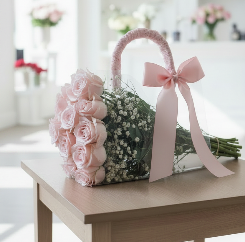 Fresh Flower Bouquet Bag