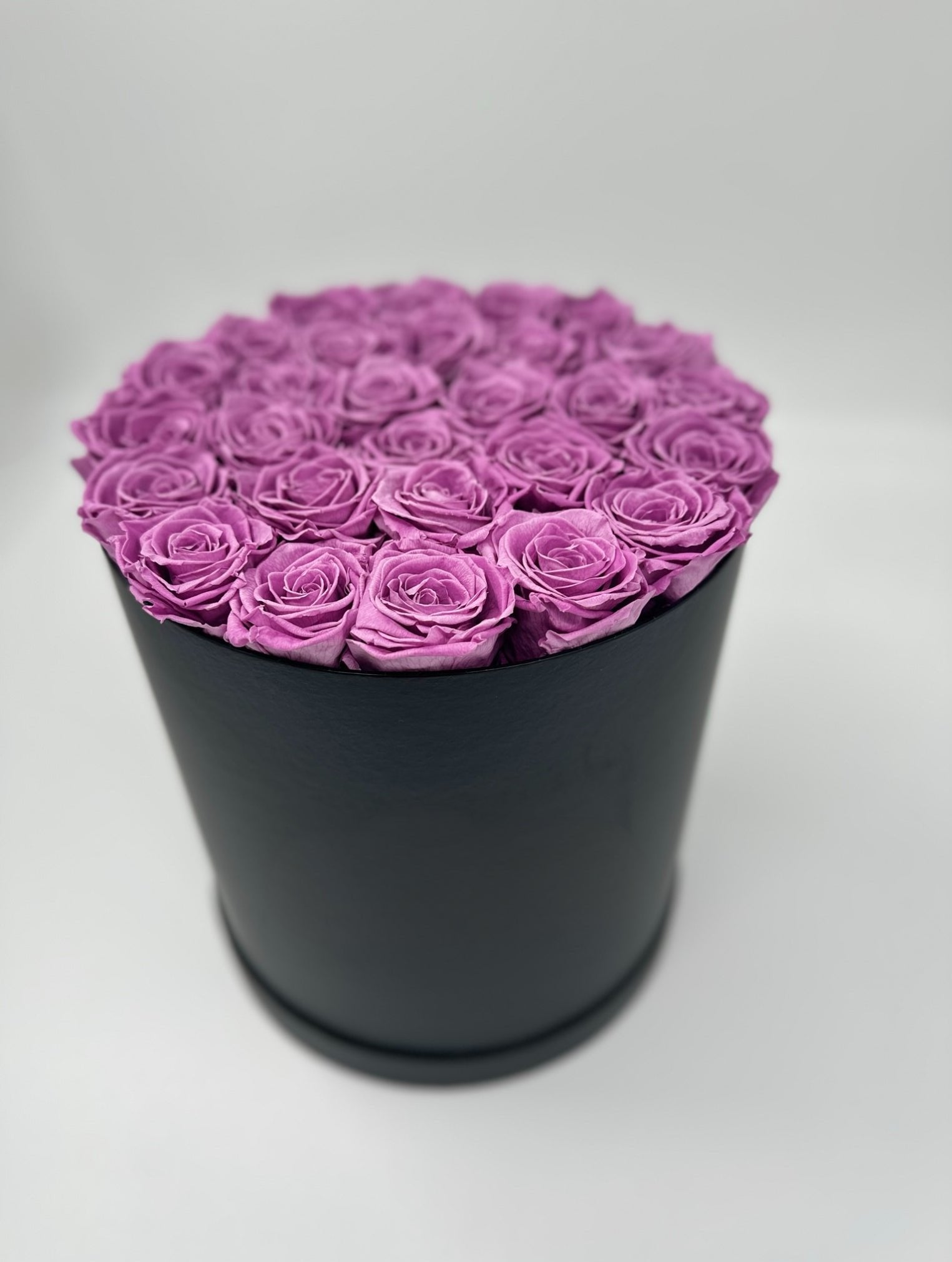 Large Round Box - Long Lasting Roses