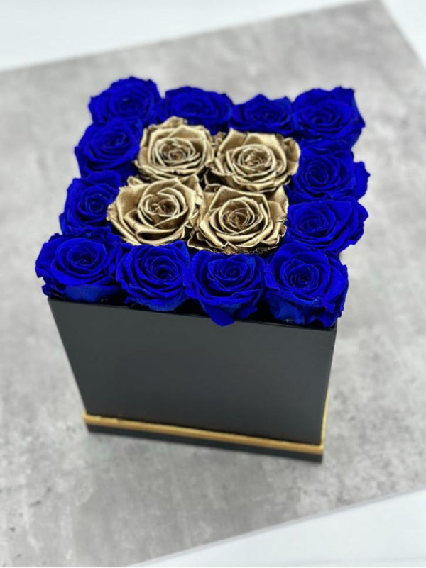 Medium Square Box - Long Lasting Roses