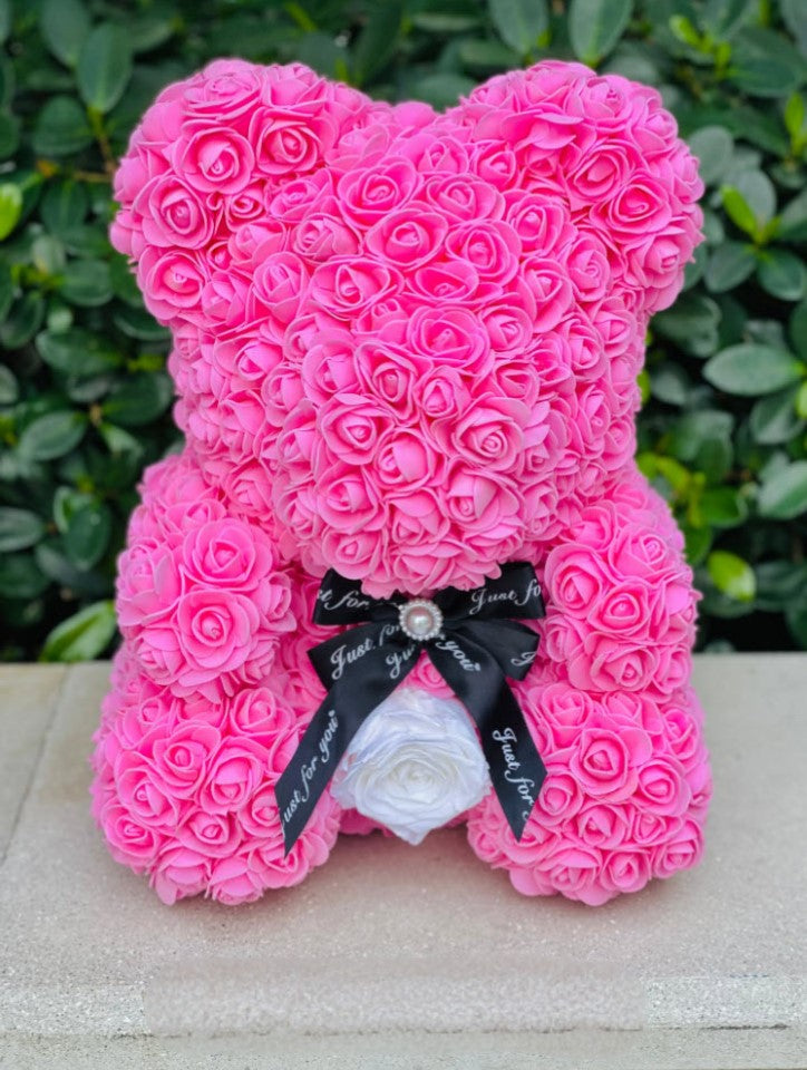 Pink Rose Bear