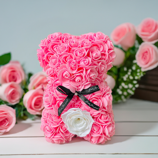 Pink Rose Bear