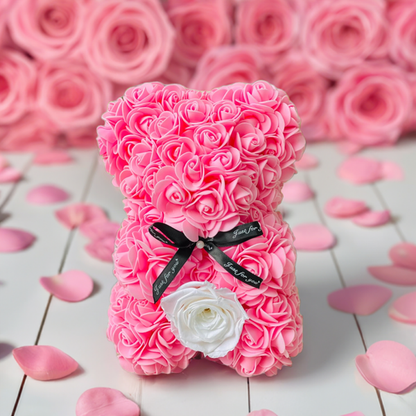 Pink Rose Bear