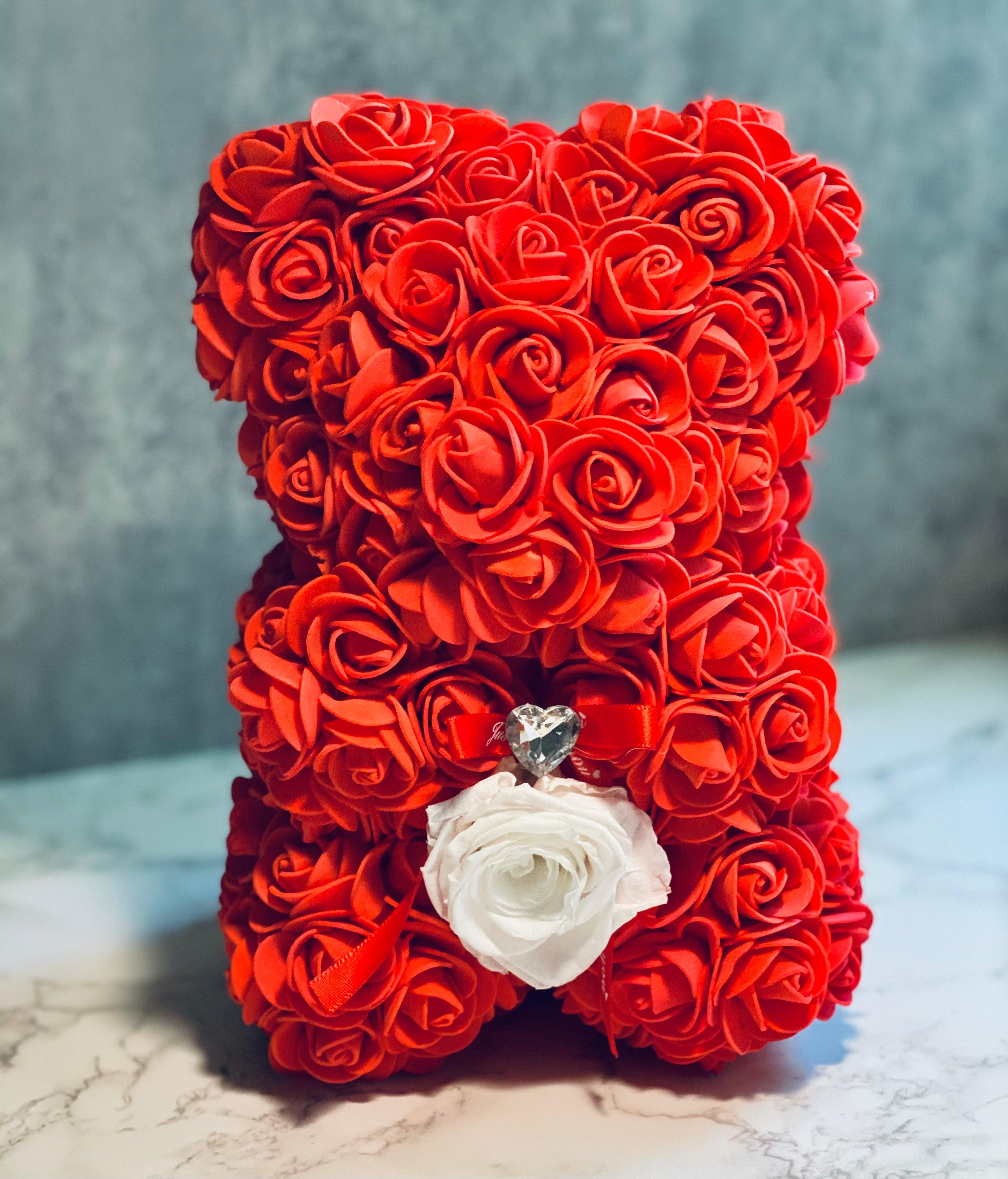 Red Rose Bear