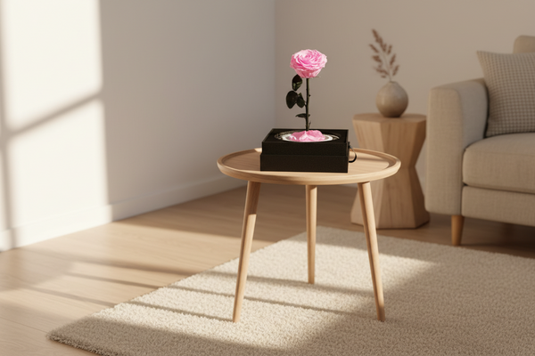 Single Preserved Rose in Dome