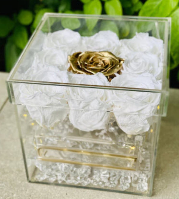 Acrylic Rose Box - Preserved  S