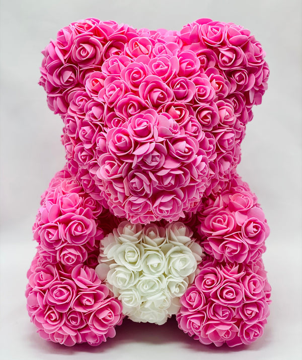 Valentine’s Pink Rose Bear