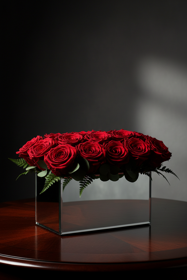 Mirror Rectangle Vase