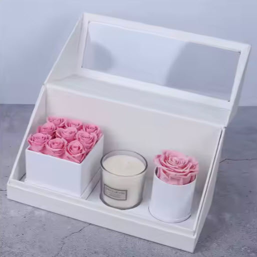 Luxury Rose Gift Set with Candle