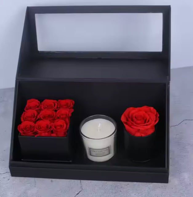 Luxury Rose Gift Set with Candle