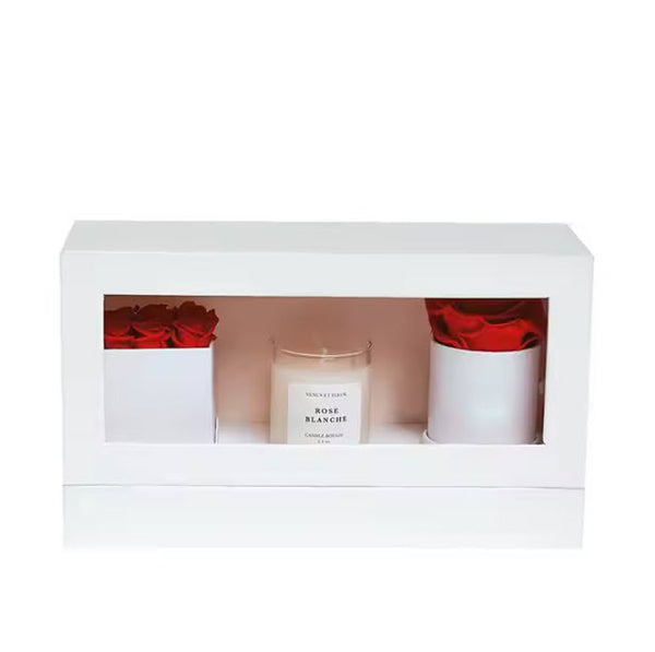 Luxury Rose Gift Set with Candle