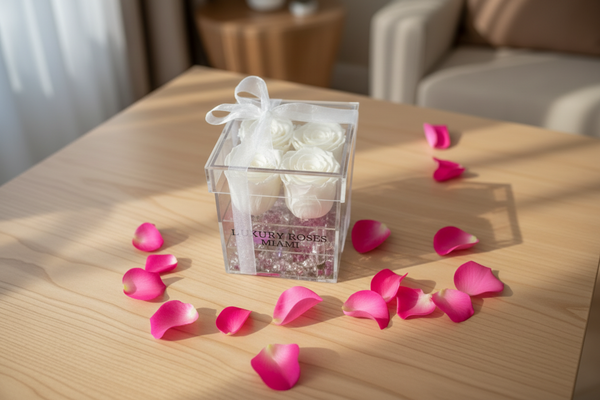 Acrylic Rose Box - Preserved XS