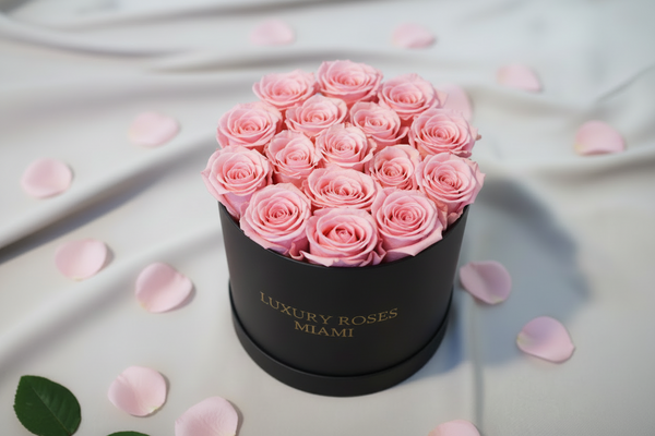 Preserved Rose Round Box - 16