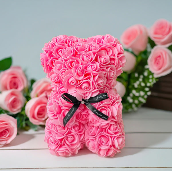 Pink Rose Bear