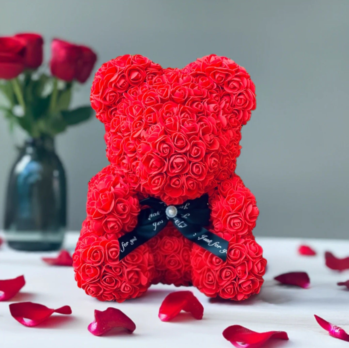 Rose Bear - Red
