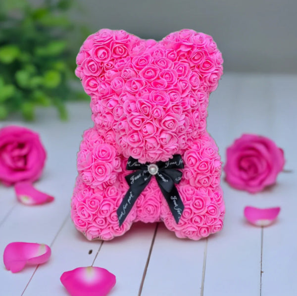 Pink Rose Bear