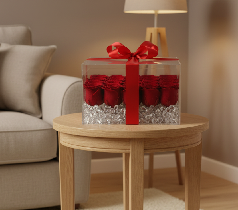 Acrylic Rose Boxes - Preserved L