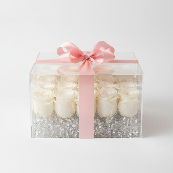 Acrylic Rose Boxes - Preserved L
