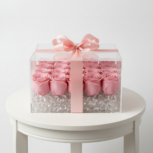 Acrylic Rose Boxes - Preserved L